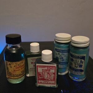 Lot of 5 Vintage Wiccan/Spiritual/Occult Oils And Powders